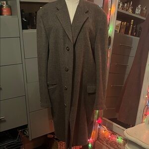 Burberry Tan and Brown men’s cashmere coat